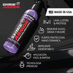 Spray Protector Nanotecnológico con Brillo Espejo para Autos – Efecto Profesional sin Pulidora *Envió Gratis*